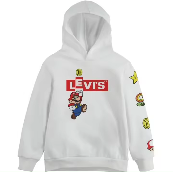 Levis Sudadera Levis Super Mario Niño Capucha Blanca - 1