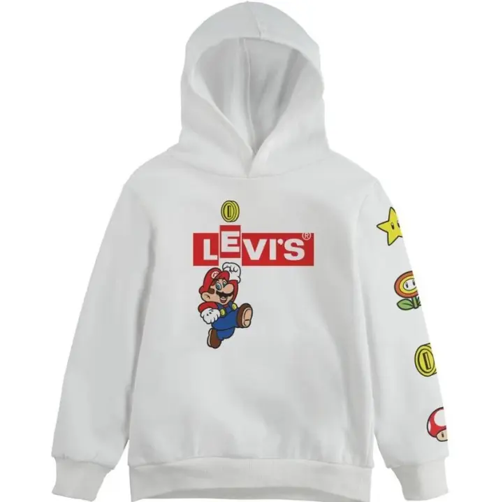 Levis Sudadera Levis Super Mario Niño Capucha Blanca - 1
