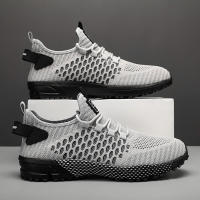 Zapatos De Deporte Casual Para Hombre MAEDEF 2024 Verano Transpirables Y Cómodos Zapatillas De Correr Y Caminar Con Cordones Material De Suela De Goma Talla Verdadera - details 9