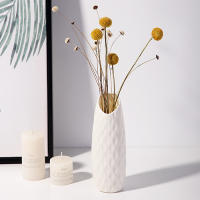 Vaso Nórdico De Plástico Para Flores Pequeño Y Moderno Decoración Para El Hogar Y Sala De Estar Jarrón De Almacenamiento Para Flores - details 6