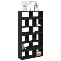 vidaXL Estantería de madera de ingeniería blanca 100x33x187,5 cm en color Blanco/Roble Sonoma/Gris sonoma y más | almacenamiento funcional diseño moderno para baño dormitorio sala - details 5