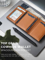 Credit Card Holder  RFID Blocking Bifold Wallet Men's Wallet with Coin Compartment and Banknote Compartment - details 10