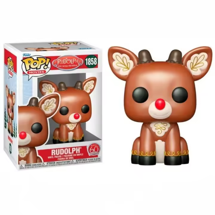 Funko Pop! Movies Rudolph 60th Anniversary, Rudolph Red-Nosed Reindeer 1858 - 1