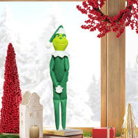 Adorno De Navidad De Peluche Fantasma De Halloween Decoración Manual Divertida Con Pierna Larga Accesorios De Navidad Para El Hogar - details 4