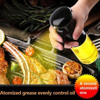 Botella De Aceite De Oliva Para Cocina Transparente Negra Dispensador De Aceite Para Barbacoa Y Fitness Ecológico PC - details 2