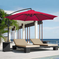 Best Seller Replacement Fabric Garden Parasol Canopy Cover For 3m 6/8 Arm Patio Sun Umbrella 50% Offer-yzy - details 4