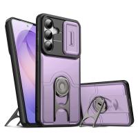 Nueva Funda Multifuncional Para Samsung Galaxy A57 A56 A16 A17 A26 A35 A55 A36 A37 Con Anillo De Metal Soporte Lente Deslizante Protector De Teléfono - details 9
