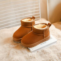 Botas De Nieve Para Niños Y Niñas Antideslizantes Resistentes Al Desgaste Con Pelo Cálido Suela Gruesa Y Suave Para Invierno - details 2