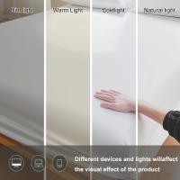 Funda De Suelo De Cama Impermeable 100% Poliéster Suave Y Cómoda Lavable En Máquina Color Sólido Simple Para Hogar - details 1