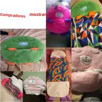 Bolsa De Dormir Infantil De Peluche Animal Para Niños Y Niñas Saco De Sueño Suave Para Cumpleaños Regalo Con Estilo De Dibujos Animados Talla Unisex Adecuada Para Todas Las Estaciones - details 4