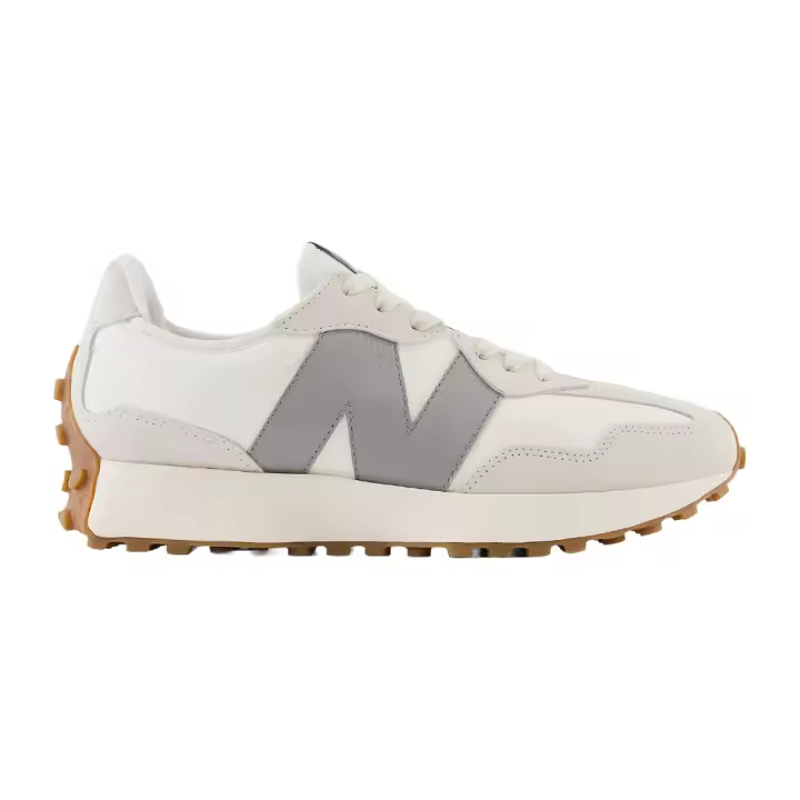 Zapatillas Blancas y Grises New Balance 327 Moonbeam con Shadow Grey - 1