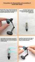 Lámpara De Lectura LED Mini Para Escritorio Luz De Noche Portátil Con Clips Para Estudiantes Dormitorio Cama Luz De Lectura - details 0