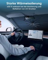 Parasol delantero para coche, actualizado a 2024, con rotación de 360°, plegable, borde antirayaduras, protección UV y aislamiento térmico. - details 3