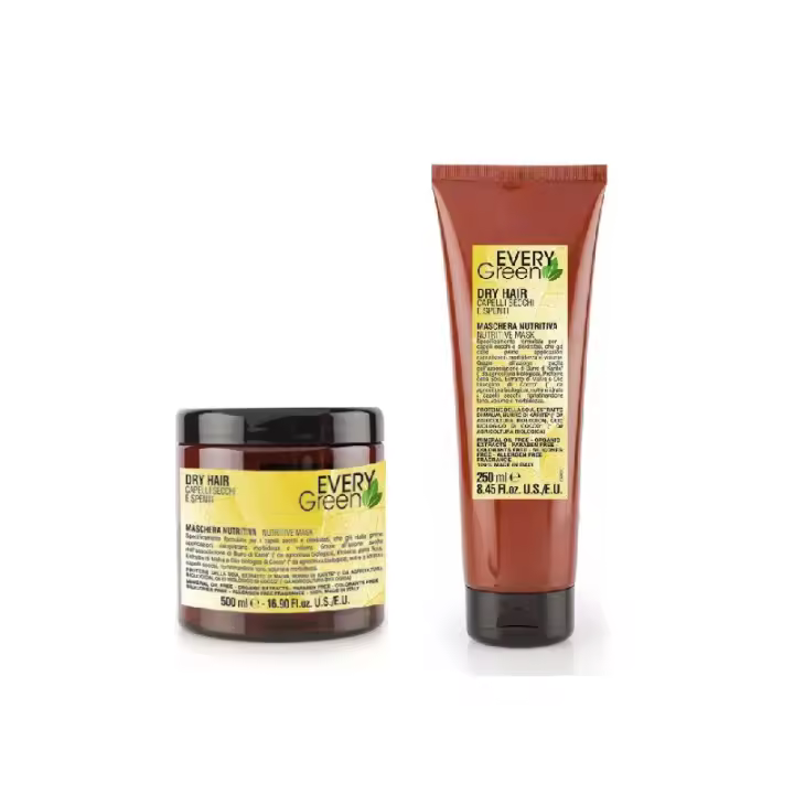 Dikson Every Green Mascarilla Vegana Nutritiva Dry Hair Cabellos Secos - 1