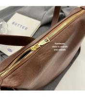 Bolso De Mano De Lujo Para Mujer Con Gran Capacidad Bolso De Hombro Suave Y Sólido Bolso Casual Para Viajes Hobos - details 3