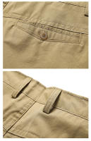 Shorts De Algodón 100% Para Hombre De Longitud Media Marca Clásica Ropa Cómoda Shorts De Playa Pantalones Cortos Rectos Cierre De Cremallera - details 18