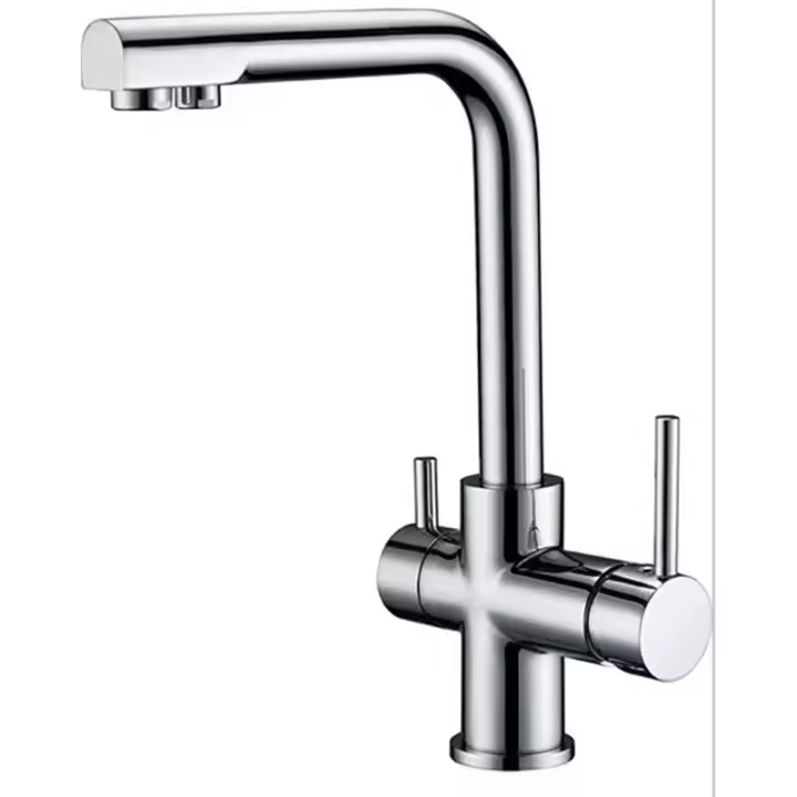 Imex Marsella GOS004 grifo de cocina monomando osmosis dos vías de agua cromado - 1