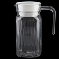 Botella De Acrylic Transparente Para Jugo Y Agua Fría Con Tapa Para Bar Y Hogar Juguete De Agua Fría Botella De Jugo - details 5