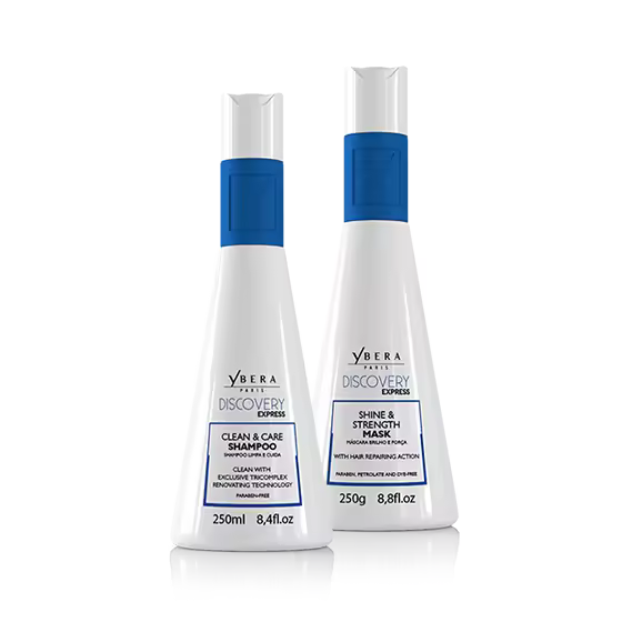 Ybera Paris Pack Alisado Discovery - Regenera Cabello, Reducción de volumen, Brillo intenso en el cabello - 1