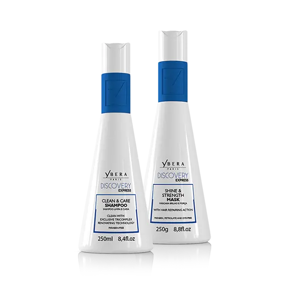 Ybera Paris Pack Alisado Discovery - Regenera Cabello, Reducción de volumen, Brillo intenso en el cabello - 1