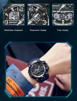 Reloj Deportivo De Lujo SANDA G-Style Militar LED Digital Para Hombre Resistente Al Agua Cuarzo Reloj De Pulsera Con Pantalla Analógica Y Digital - details 3