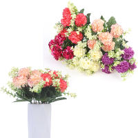 Bouquet De 1 Vaso De Hiedra Artificial Con 5 Cabezas De Algodón Decoración De Hogar Y Boda Falsa Lujo Para Interior Y Exterior - details 21