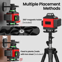 Nivel láser multifunción 4D 16 líneas 360 ° Máquina de nivel láser autonivelante, instrumento de nivel recargable por con soporte para trípode - details 1