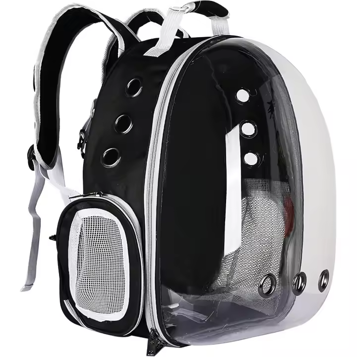 El Bolso de Gato del Astronaut/El Bolso frontal de la mochila para mascotas es adecuado para Perros Pequeños y medianos para GATOS/El Bolso de mascotas de la cápsula transparente portátil para Gatos fuera de la mochila transpirable. - 1