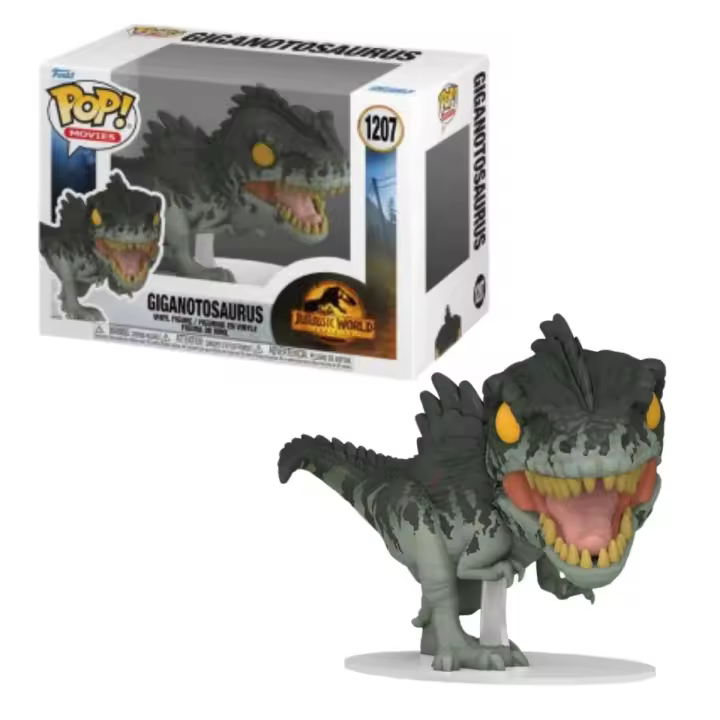 FUNKO POP! JURASSIC WORLD: DOMINION - GIGANOTOSAURUS, 55294, Nº1207, PRODUCTO CON LICENCIA OFICIAL - 1