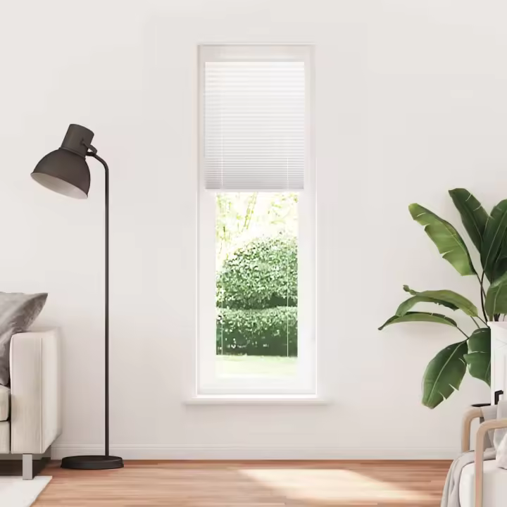 Estor Plisado blanco 60x200 cm Tela Ancho 59,4 cm Poliéster - 1