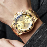 Reloj De Negocios Para Hombre 2pcs/set Moda Dial Arábigo Banda De Acero Reloj De Cuarzo Sin Caja Material De Correa De Aleación Resistente Al Agua - details 5