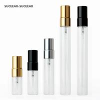 100PCS Botellas De Perfume Reutilizables 2ml/3ml/5ml/10ml Atomizador Vaciado Vidrio Transparente Para Cosméticos - details 0