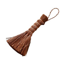 Cepillo De Mano Para Limpieza Manual Eco-amigable Fibra De Palma Para Lavado De Vajilla Y Despensa Herramienta De Aspiradora De Oficina Con Correa Color Aleatorio - details 6