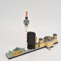 Bloques De Construcción De La Ciudad Berlín 289 Piezas Modelo De Edificios Landmark Juguete De Artesanía Para Adultos - details 2