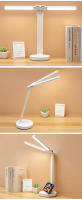 Lámpara De Escritorio LED Táctil Recargable USB Con 3 Niveles De Iluminación Protección Ocular Plegable Para Lectura En La Cama - details 6
