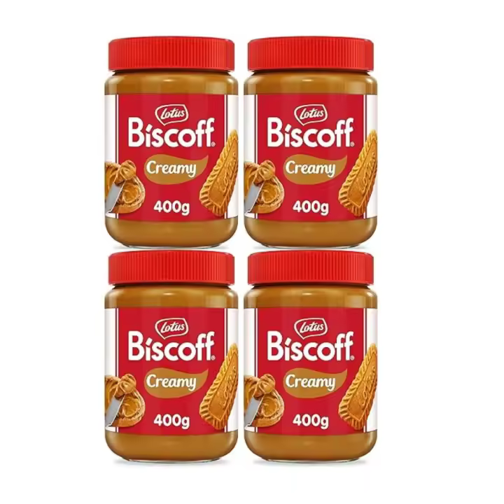Lotus Biscoff | Crema Dulce para Untar | Cremoso | Sabor a Galleta Caramelizada | Vegano | Sin Frutos Secos | Sin Colorantes ni Aromas Añadidos | 1.6 kg Galleta Caramelizada - 1