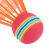 12 PCS Juego De Badminton Con Cabezas De EVA Arco Iris Y Plumas De Pato Clase a Nylon Para Juegos Deportivos - details 8
