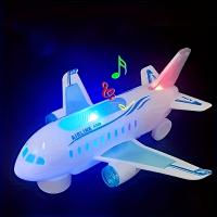 Juguete De Avión Para Niños Con Luces Y Sonidos Modelo De Avión Adecuado Para Colección Y Regalos De Navidad Y Cumpleaños - details 0