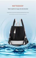 Mochila antirrobo de moda para mujer, bolso de hombro de viaje, mochila informal para ipad, mochila vintage para niñas - details 5