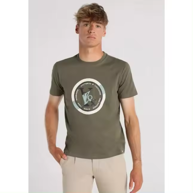 Camiseta Gráfica Logo kakhi VyL - 1
