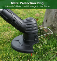 Cortacésped Portátil Inalámbrico Con Batería De Litio Para Jardín Trimmer De Hierba Herramienta De Jardinería Para El Hogar Eliminador De Malas Hierbas - details 4