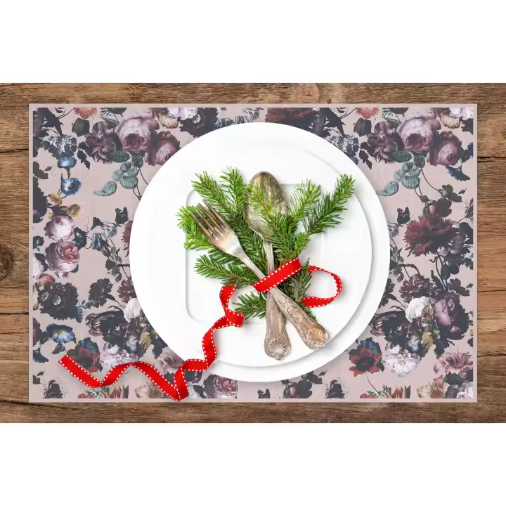 VINILIKO, set de 4 individuales de mesa Bohemian garden 2  4u-30x45 cm - 1