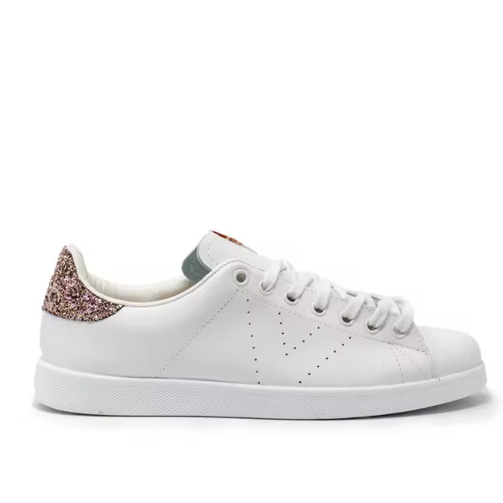 VICTORIA 1125104 Zapatillas de lona mujer 11268 XL DEPORTIVO TENEIS, BLANCO/ROSA - 1