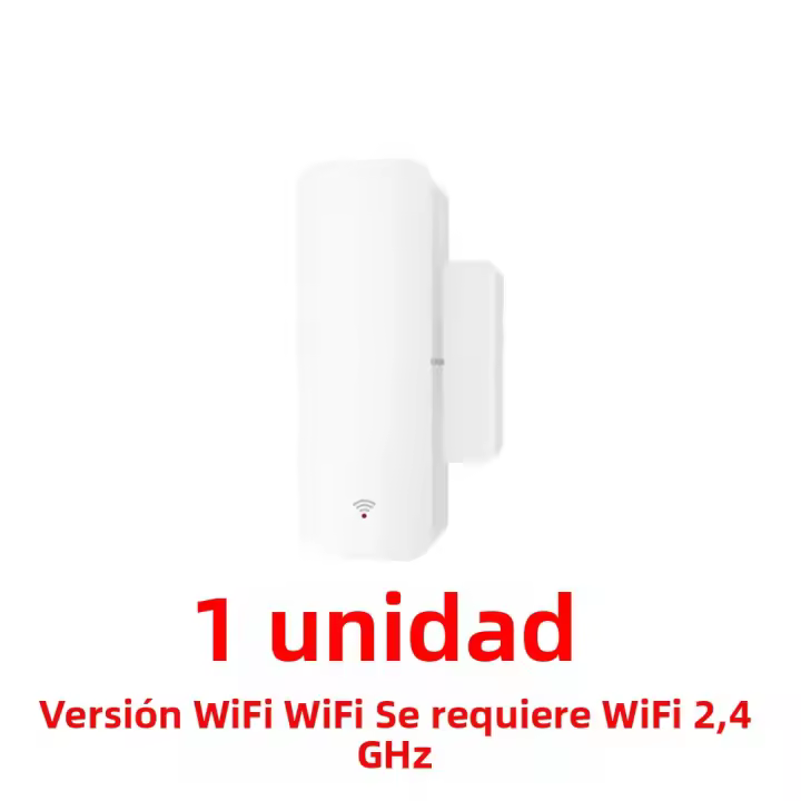 Sensor De Contacto Para Puerta Y Ventana Tuya Zigbee WiFi Compatible Con Alexa Y Google Assistant Control Remoto Para Casa Inteligente - 1