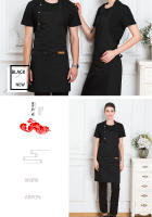 Delantal De Cocina De Lona Para Hombres Y Mujeres Con Bolsillo Adecuado Para Chef Grill Restaurante Barra Tiendas De Belleza Uniforme De Estudios De Uñas - details 5