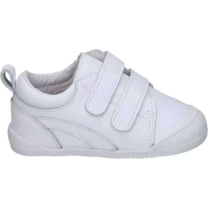 ÑAKOS | Zapatillas Infantiles Ñakos – Lonas en Color Blanco – Deportivas con Doble Velcro – Estilo Casual – Fácil de Poner y Quitar – Máxima Sujeción – Cómodas – Versátiles – Modelo 7036 - 1