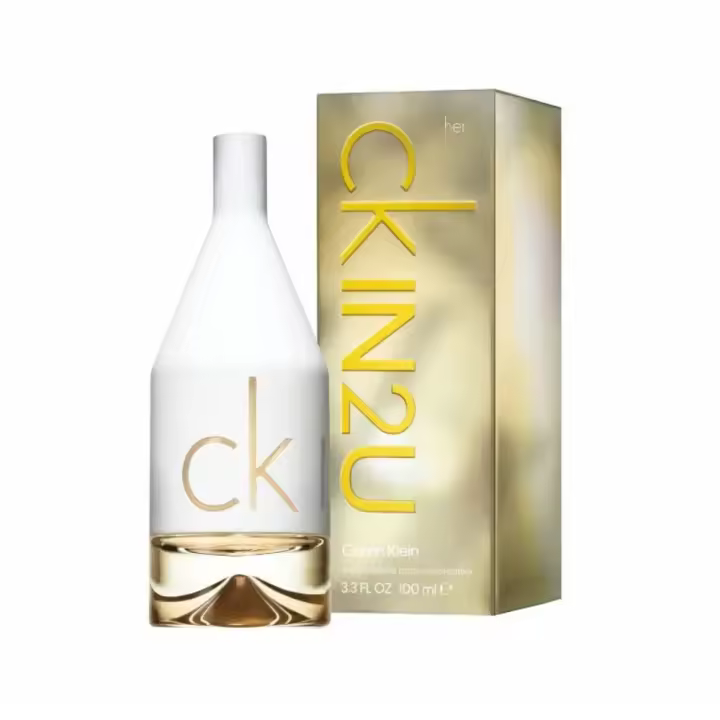 Calvin Klein - CK IN2U For Her Eau de Toilette | Colonia para mujer. Toronja Rosada, Orquídea de Azúcar, Cactus y Ámbar Neón. Fragancia Femenina Oriental Floral Fresca, Espontánea y Luminosa - 1