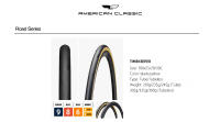 Pneumático De Bicicleta American Classic Timekeeper Ultraligero Para Carreras De Carretera Tipo Tubo/Tuboless 700x25C 700x28C 700x30C Negro/Amarillo - details 1