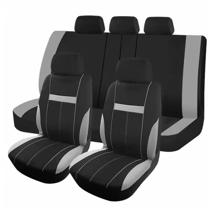 Fundas Universales de Asiento de Coche Compatibles with Airbag, Divisibles por 3 Cremalleras, Adecuadas para Ford Freestar - 1