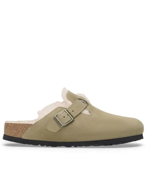 Birkenstock Boston lana en taupe - 1